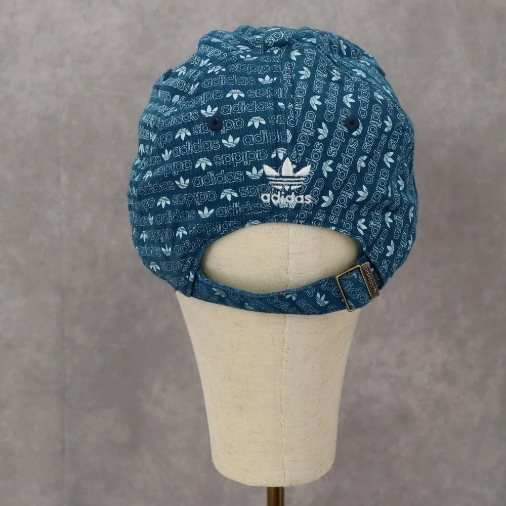 Adidas Blue Logo Golf Cloth Strap Athletic Performance Buckle Baseball‎ Cap Hat